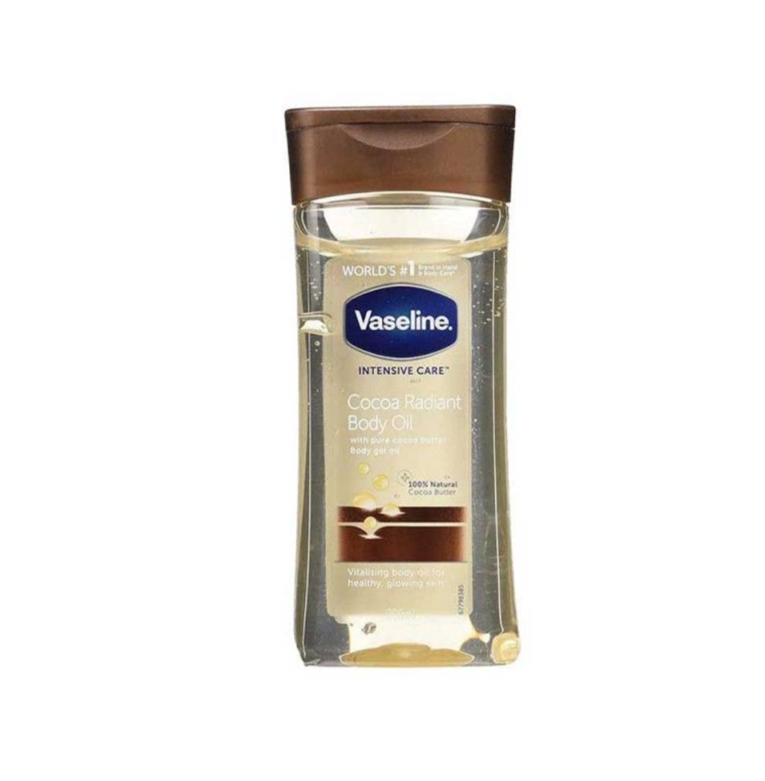 روغن بدن وازلین مدل Cocoa Butter حجم 200 میلی‌لیتر حاوی کره کاکائو خالص، ترمیم‌کننده پوست خشک و حساس، جذب سریع، حفظ رطوبت و ایجاد حس بدون چربی