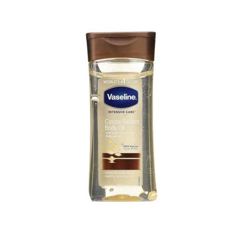 روغن بدن وازلین مدل Cocoa Butter حجم 200 میلیلیتر حاوی کره کاکائو خالص، ترمیمکننده پوست خشک و حساس، جذب سریع، حفظ رطوبت و ایجاد حس بدون چربی
