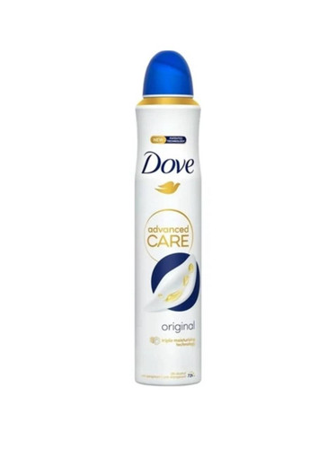اسپری داو DOVE ضدتعریق زنانه مدل ADVANCED CARE ORGNIAL با حجم ۲۵۰ ML و ماندگاری ۷۲ساعته