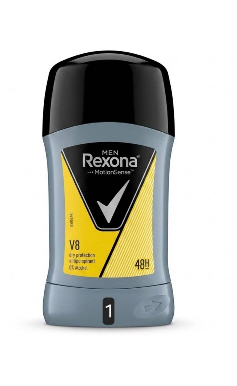 مام صابونی مردانه رکسونا Rexona مدل V8 حجم 40g ماندگاری ۴۸ساعته