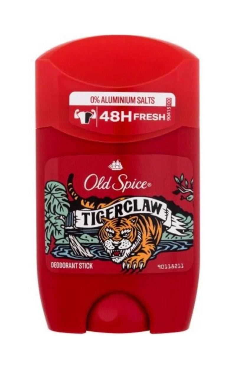 مام استیکی اولد اسپایس مدلTigerclaw باحجم 50ML با رایحه خنک و پرتقال خونی  بدون آلمینیوم و ساخت آلمان