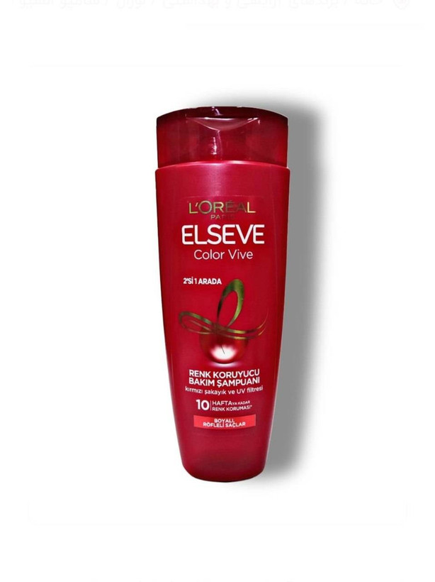 شامپو السیو لورآل قرمز Loreal Color Vive حجم 450 میل مناسب موهای آسیب دیده و رنگ شده