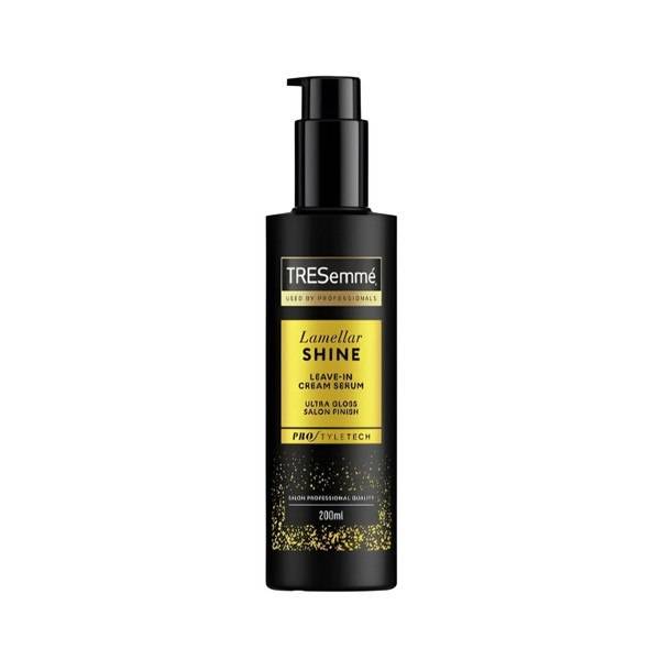 کرم مو ترزمه ترمیم و براق کننده مو | Tresemme Lamellar Shine Leave-In Cream Serum 200ml حجم ۲۰۰ میل