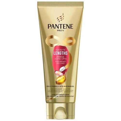 سرم و کرم مو Pantene Pro-V Infinite Lengths تقویتکننده و مراقبت از موهای بلند بدون نیاز به آبکشی حجم ۲۰۰ میل
