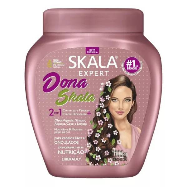 ماسک مو و کرم موی اسکالا مدل دونا اسکالا (Dona Skala) حجم ۱۰۰۰میل مخصوص موهای موج دار