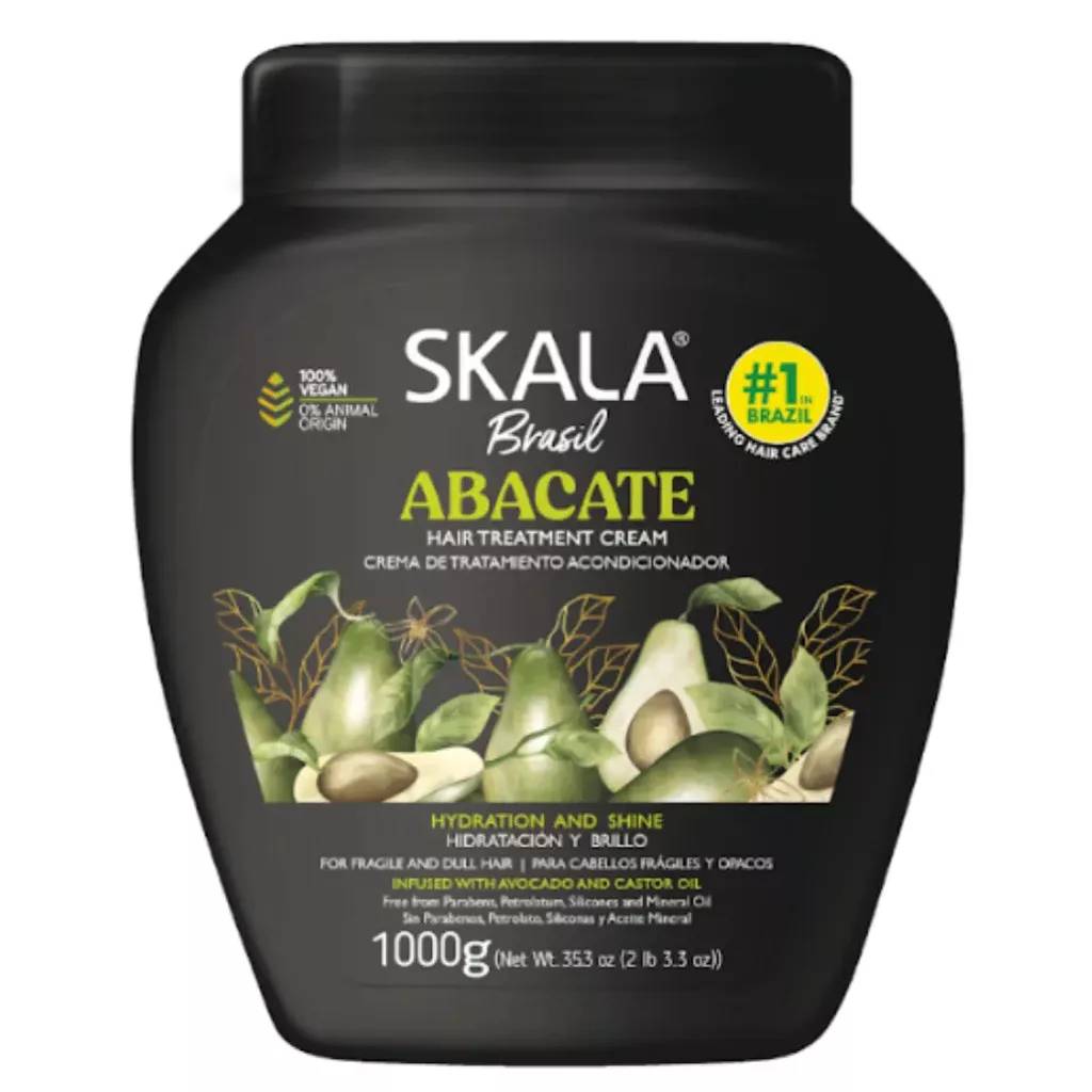 ماسک مو داخل حمام اسکالا مو فر آبرسان و ویتامینه قوی آووکادو مدل SKALA ABACATE حجم ۱۰۰۰میل