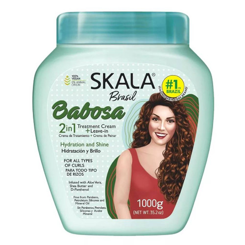 ماسک مو و کرم مو اسکالا مدل بابوسا (Skala Brasil Babosa) – حالت دهنده و آبرسان حجم ۱۰۰۰ میل مناسب موهای خشک وز کم اب