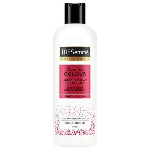 شامپو حالت دهنده ترزمهTRESemme Color Revitalize Conditioner مخصوص موهای رنگ شده ۵۰۰ ميل حاوی چای سبز روزماری و روغن آفتابگردان
