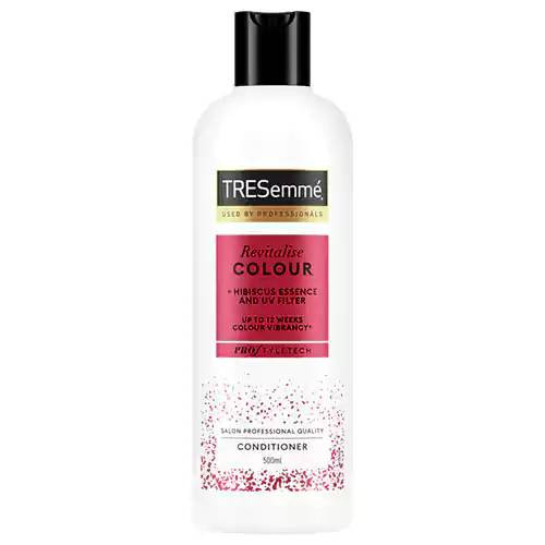 شامپو حالت دهنده ترزمهTRESemme Color Revitalize Conditioner مخصوص موهای رنگ شده ۵۰۰ ميل حاوی چای سبز روزماری و روغن آفتابگردان